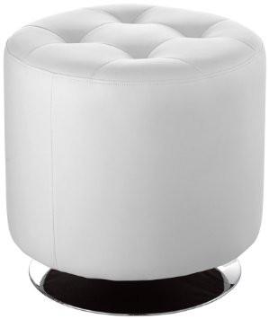 White Leather Ottoman | Floral Fixx Weddings | Winnipeg