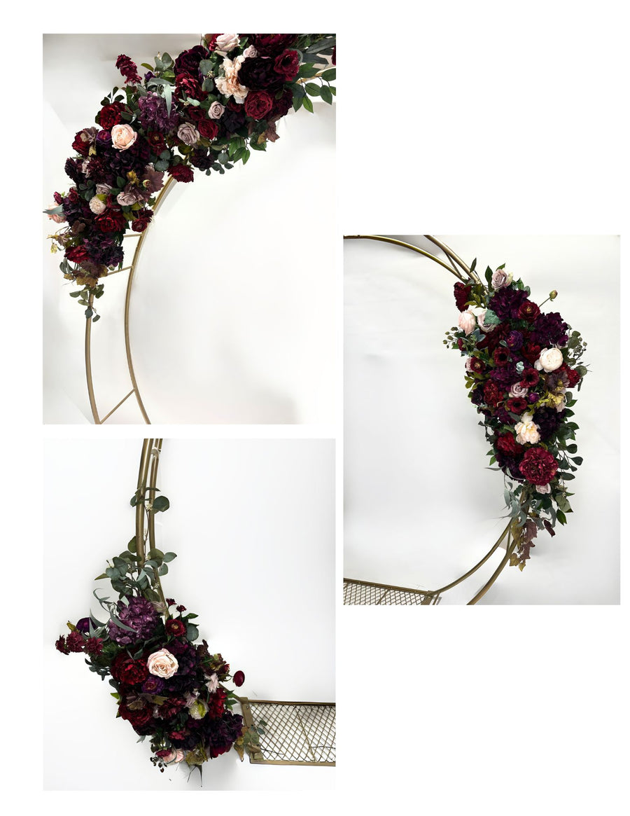 Silk Moon Gate Floral Swag Set