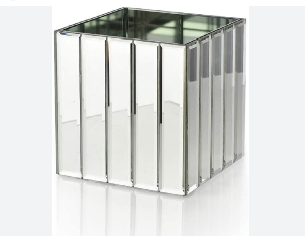 Elegant Paneled Mirror Cubes for Modern Decor | Floral Fixx Weddings | Winnipeg