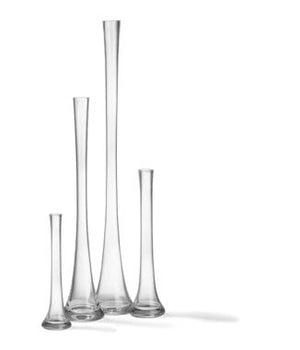 Clear Tower Vase for Modern Events | Floral Fixx Weddings | Winnipeg