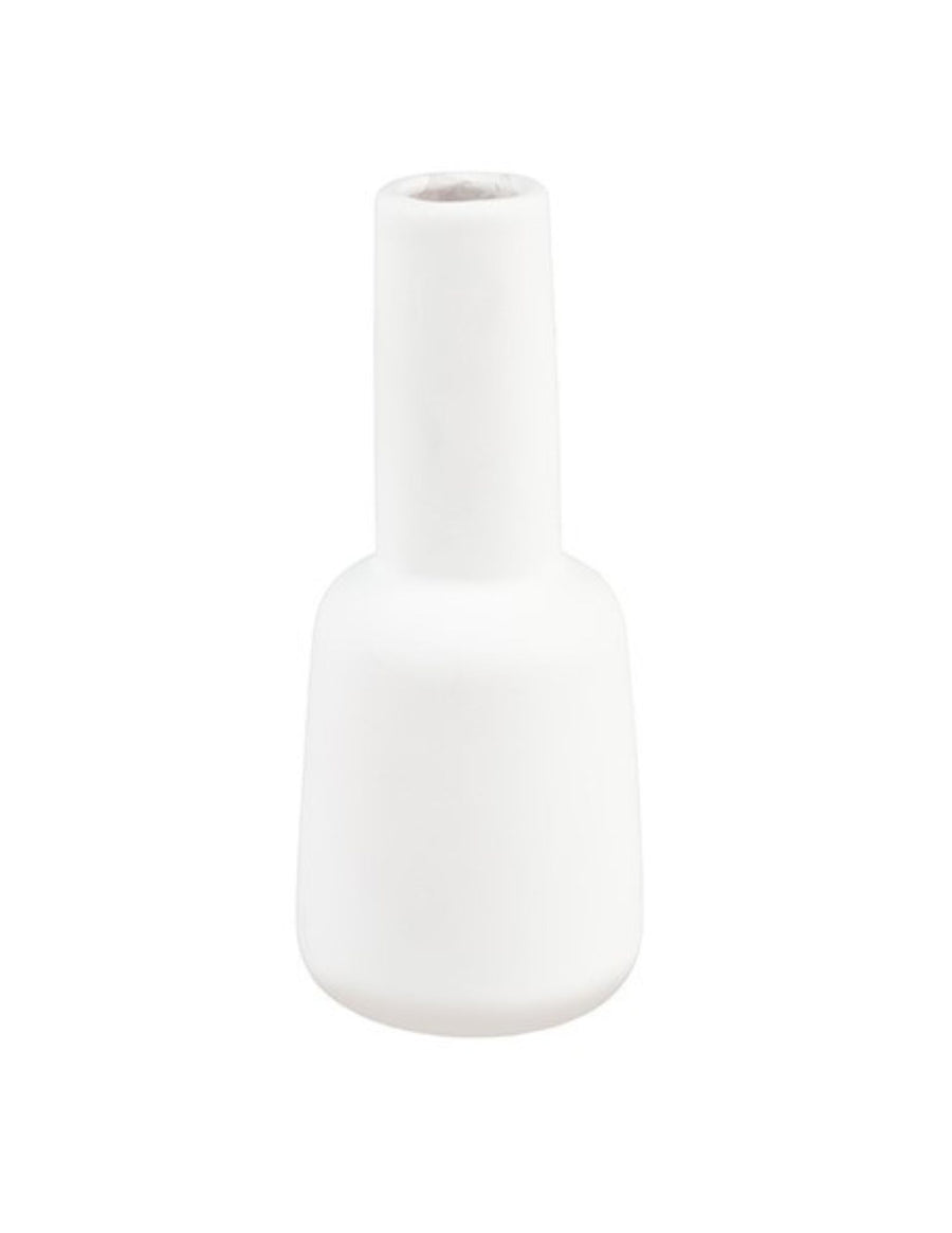Joanie Bud Vase - White & Black