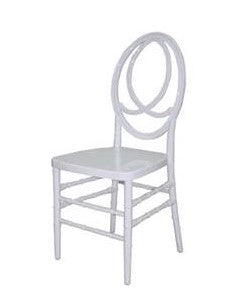 White Infinity Chair Rental | Floral Fixx Weddings | Winnipeg