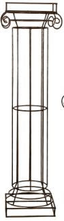 Wrought Iron Pillar for Weddings and Events | Floral Fixx Weddings | Winnipeg