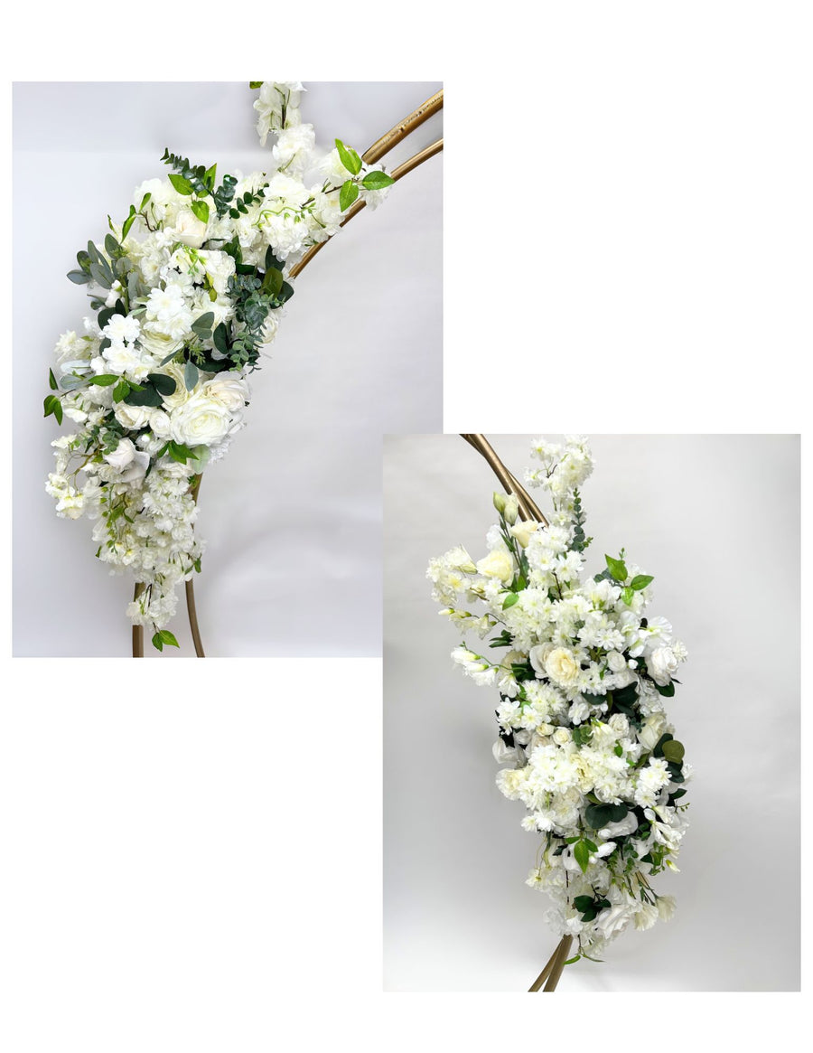 Silk Moon Gate Floral Swag Set
